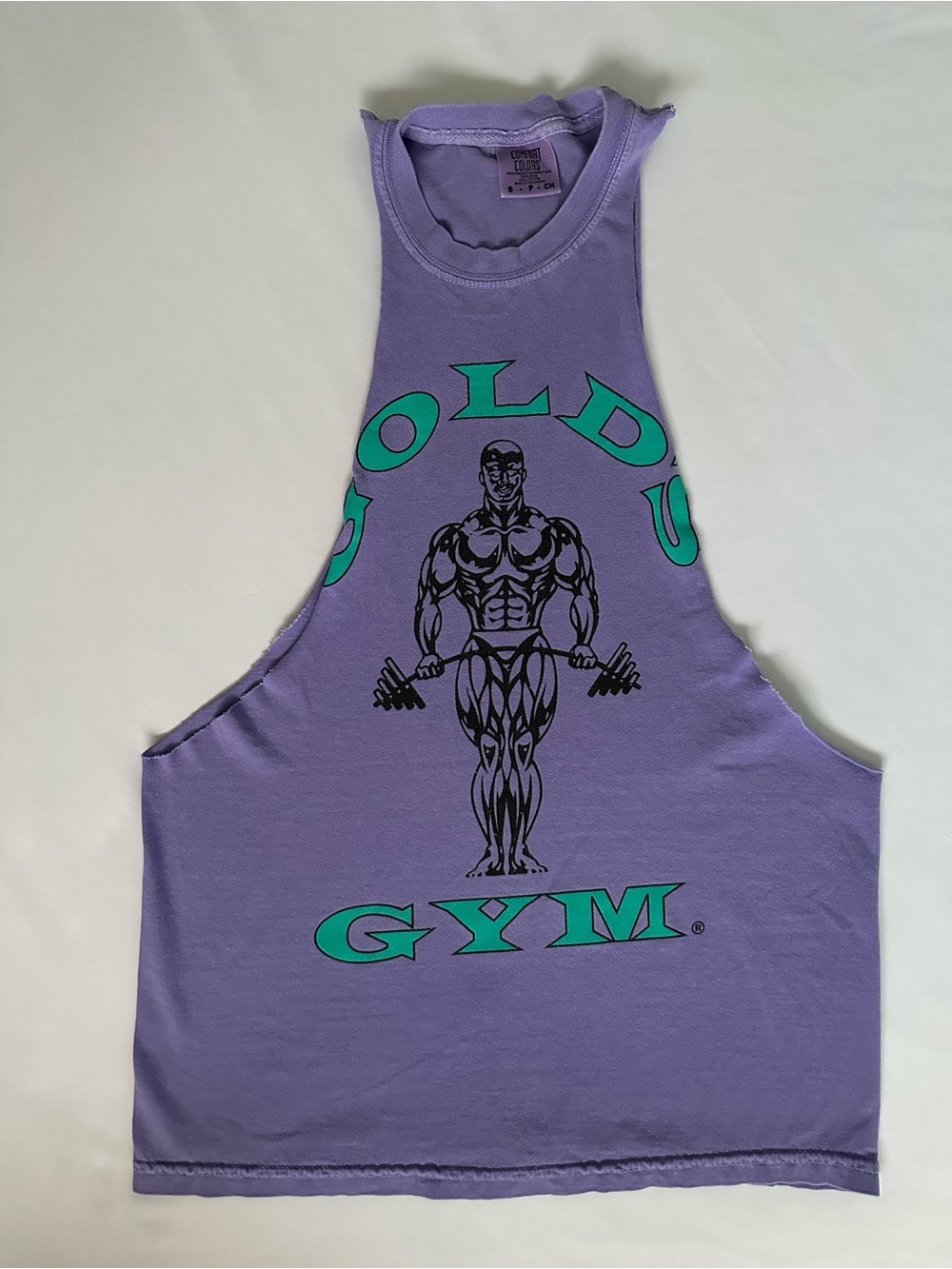 Golds Gym Summer Workout Mens Cutoff Gym Tank Top